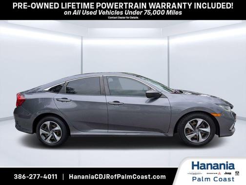 Gray 2021 Honda Civic LX