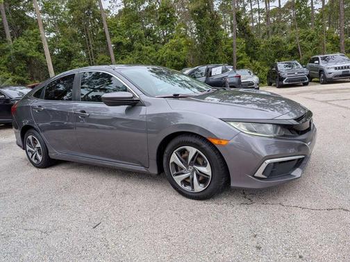 Gray 2021 Honda Civic LX