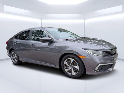Gray 2021 Honda Civic LX