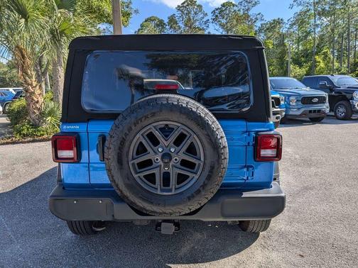 Hydro Blue Pearl 2024 Jeep Wrangler Sport