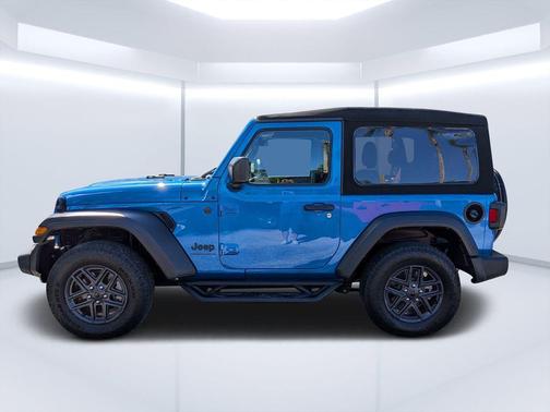 Hydro Blue Pearl 2024 Jeep Wrangler Sport