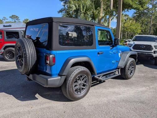 Hydro Blue Pearl 2024 Jeep Wrangler Sport
