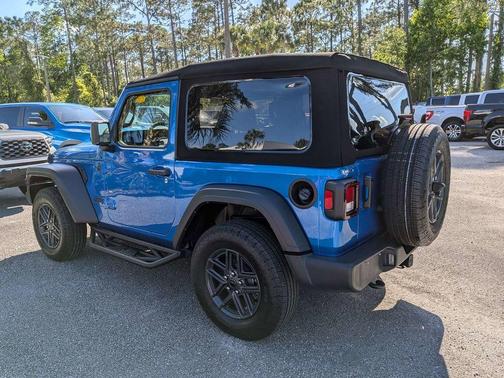 Hydro Blue Pearl 2024 Jeep Wrangler Sport