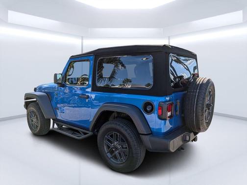 Hydro Blue Pearl 2024 Jeep Wrangler Sport