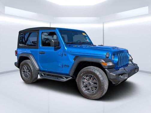 Hydro Blue Pearl 2024 Jeep Wrangler Sport