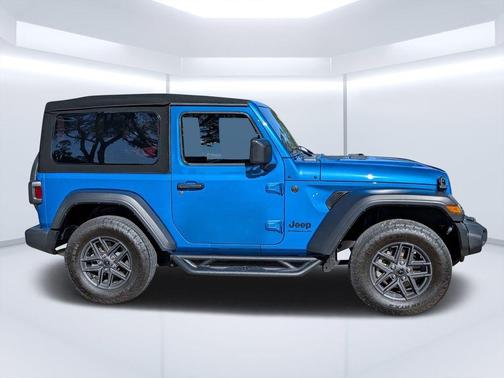 Hydro Blue Pearl 2024 Jeep Wrangler Sport