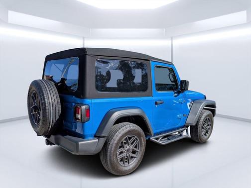 Hydro Blue Pearl 2024 Jeep Wrangler Sport