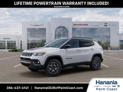 Bright White Clearcoat 2026 Jeep Compass Trailhawk