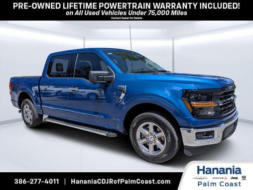 Blue Metallic 2024 Ford F-150 XLT
