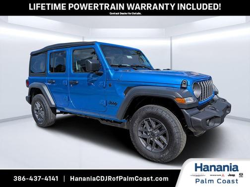 Hydro Blue Pearl 2026 Jeep Wrangler Sport