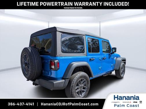 Hydro Blue Pearl 2026 Jeep Wrangler Sport