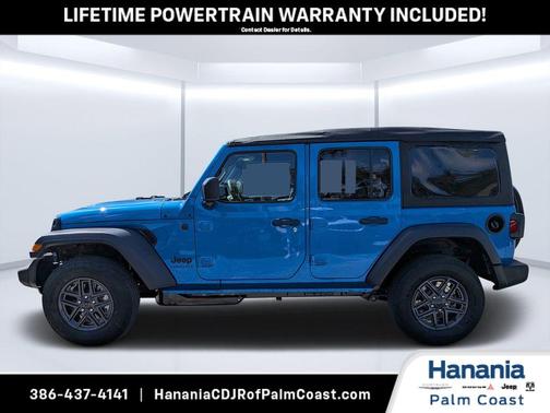 Hydro Blue Pearl 2026 Jeep Wrangler Sport