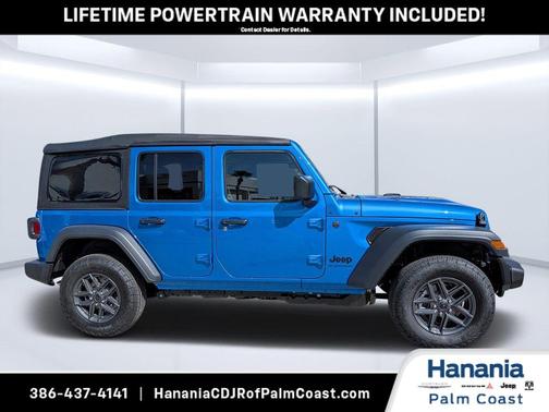 Hydro Blue Pearl 2026 Jeep Wrangler Sport