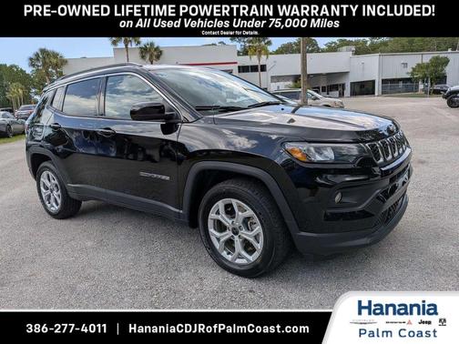 Diamond Black 2025 Jeep Compass Latitude