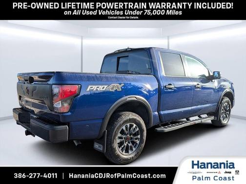 Deep Blue Pearl 2024 Nissan Titan PRO-4X