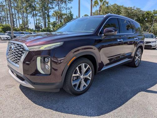 Burgundy 2020 Hyundai PALISADE SEL