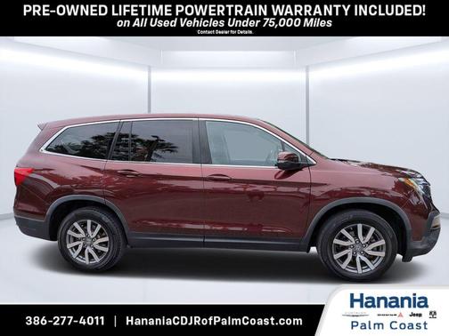 Red 2019 Honda Pilot EX-L