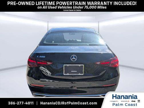 Black 2025 Mercedes-Benz C-Class C 300