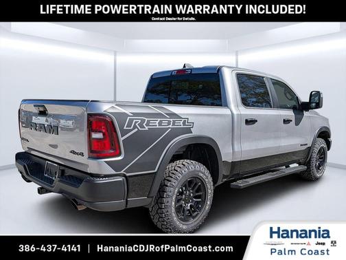 Billet Silver Metallic Clearcoat 2026 RAM 1500 Rebel