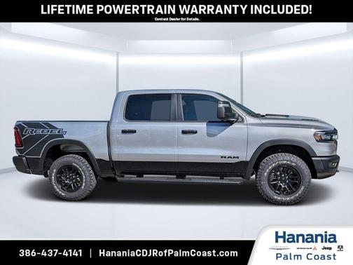 Billet Silver Metallic Clearcoat 2026 RAM 1500 Rebel