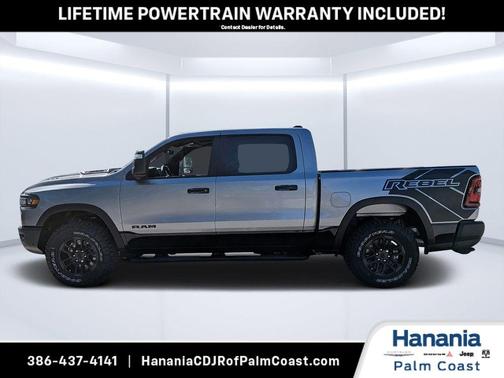 Billet Silver Metallic Clearcoat 2026 RAM 1500 Rebel