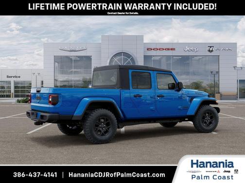 Hydro Blue Pearlcoat 2026 Jeep Gladiator Sport