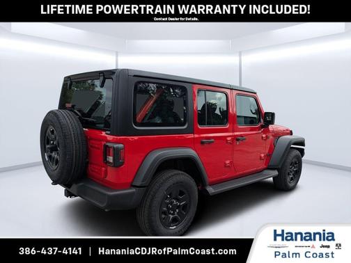 Firecracker Red Clearcoat 2026 Jeep Wrangler Sport