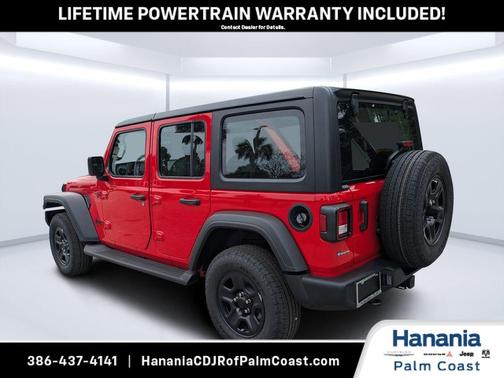 Firecracker Red Clearcoat 2026 Jeep Wrangler Sport