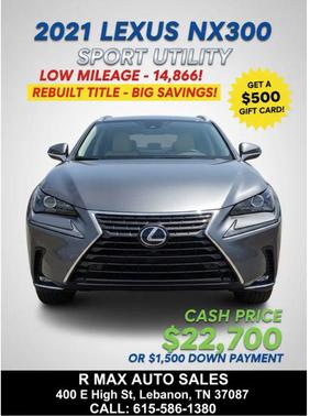 2021 Lexus NX 300 F Sport