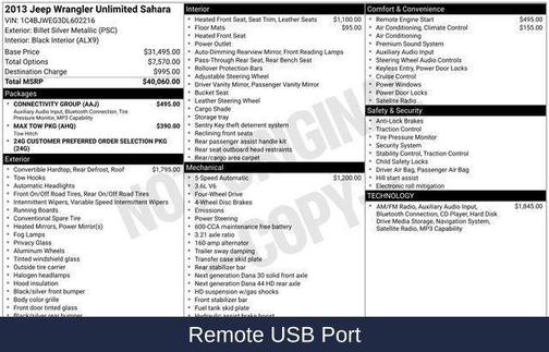 2013 Jeep Wrangler Unlimited Sahara