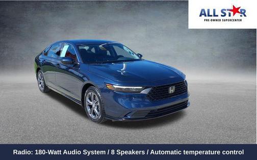 Canyon River Blue Metallic 2024 Honda Accord Hybrid EX-L