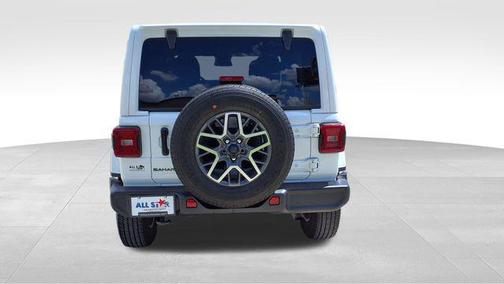 Bright White Clearcoat 2025 Jeep Wrangler 4-Door Sahara 4x4