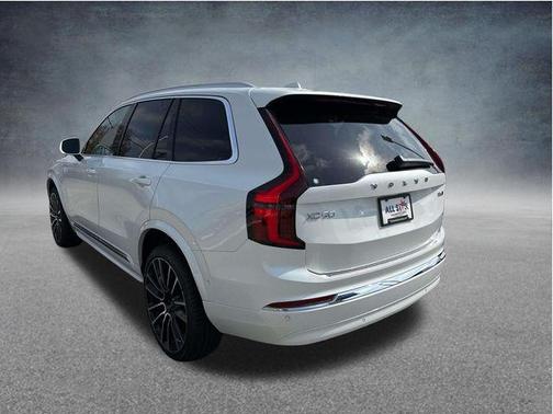 Crystal White Pearl 2026 Volvo XC90 Plus, B6 AWD Gas (mild hybrid), Gasoline, Bright, 7 Seats