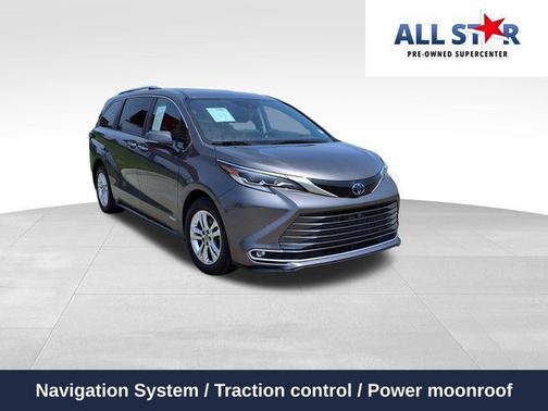 Predawn Gray Mica 2021 Toyota Sienna Platinum 7 Passenger