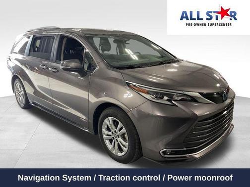 Predawn Gray Mica 2021 Toyota Sienna Platinum 7 Passenger
