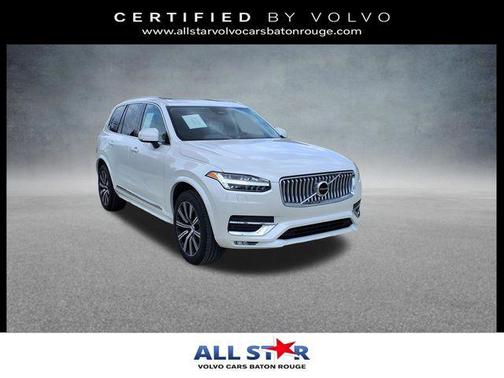 Crystal White Metallic 2024 Volvo XC90 B5 Core Bright Theme