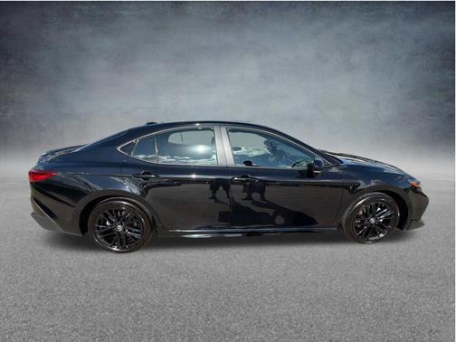 Midnight Black Metallic 2025 Toyota Camry SE