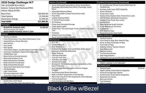 2020 Dodge Challenger R/T