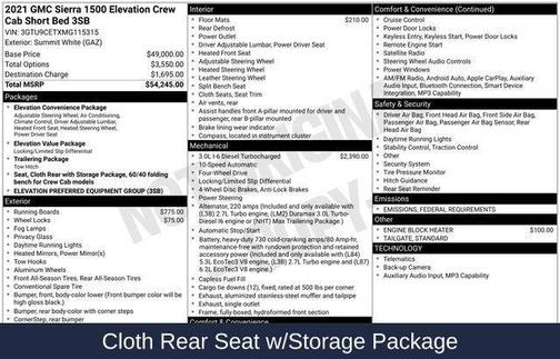 2021 GMC Sierra 1500 Elevation