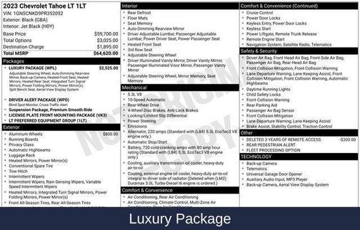 2023 Chevrolet Tahoe LT