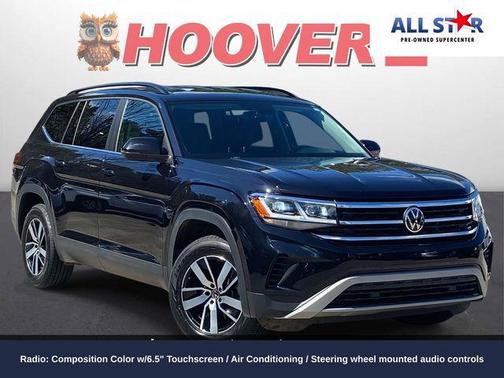 Deep Black Pearl 2023 Volkswagen Atlas 2.0T SE