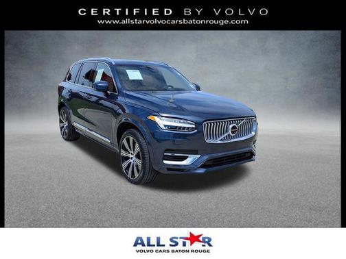 Denim Blue Metallic 2024 Volvo XC90 Recharge Plug-In Hybrid T8 Ultimate Bright Theme 7-Seater