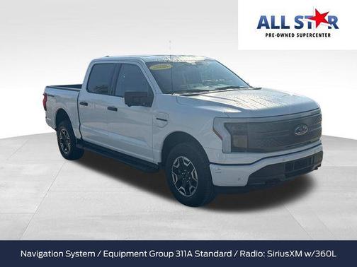 Oxford White 2023 Ford F-150 Lightning XLT