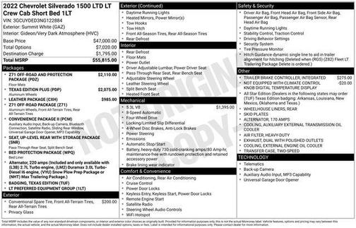2022 Chevrolet Silverado 1500 LT