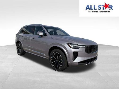 Aurora Silver 2026 Volvo XC90 Plus, B6 AWD Gas (mild hybrid), Gasoline, Bright, 7 Seats