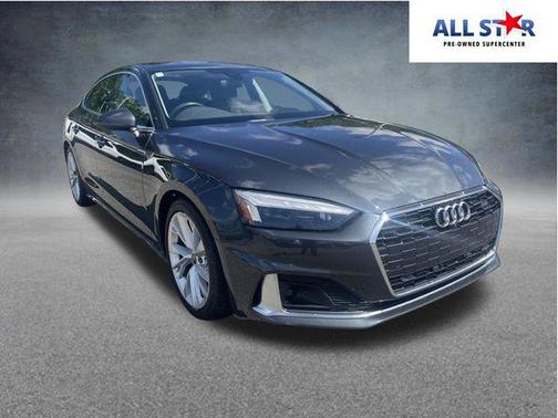 Manhattan Gray Metallic 2023 Audi A5 Sportback Premium Plus