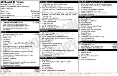 2022 Audi SQ5 3.0T Premium