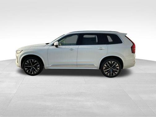 Crystal White Pearl 2026 Volvo XC90 Plus, B6 AWD Gas (mild hybrid), Gasoline, Bright, 7 Seats