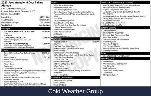 2023 Jeep Wrangler 4-Door Sahara Altitude 4x4