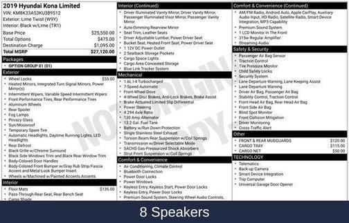 2019 Hyundai KONA Limited